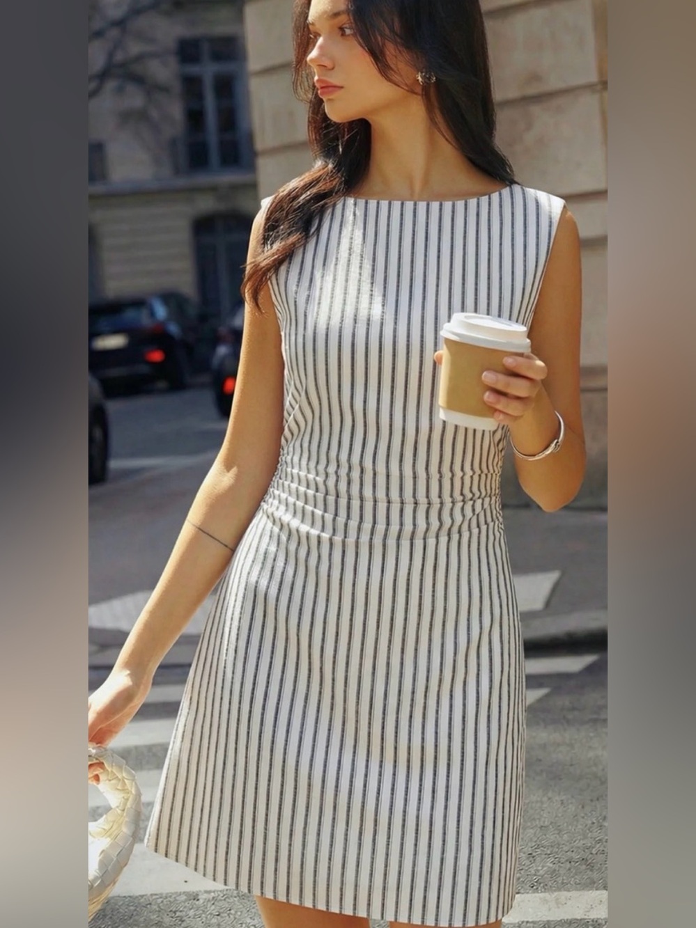 NWT Commense striped Mini Dress